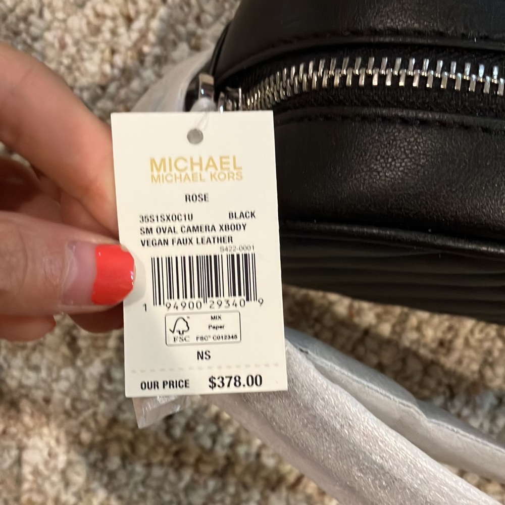 MICHAEL KORS Rose Small Quilted Crossbody Bag 35S1SXOC1U black - Picture 13 of 17